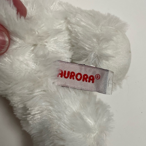 Aurora White Kitty Cat Plush Blue Eyes Stuffed Animal  7inch - Picture 4 of 8
